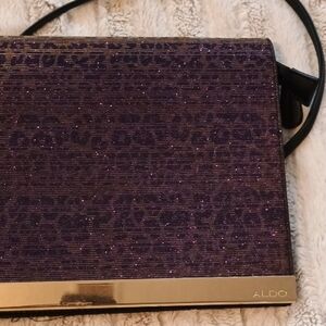 Aldo Purple Glitter Women's Bag